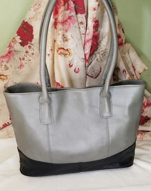 AMERI LEATHER Pebbled Leather Shoulder Tote Handb… - image 5