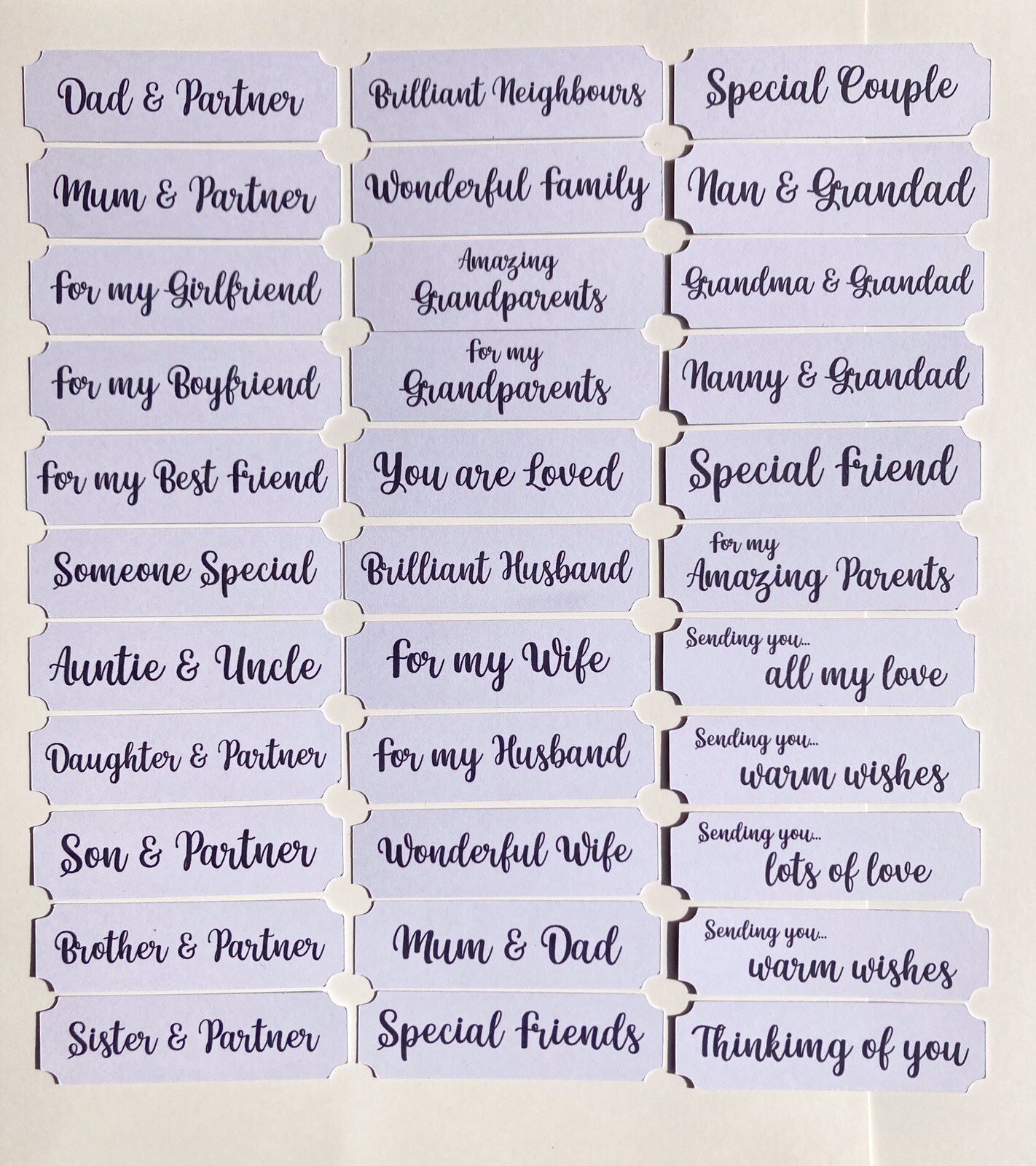 Sentiments Banners Card Making Relatives Sentiments Card Making Banners Embellishments Toppers - Mixed ...