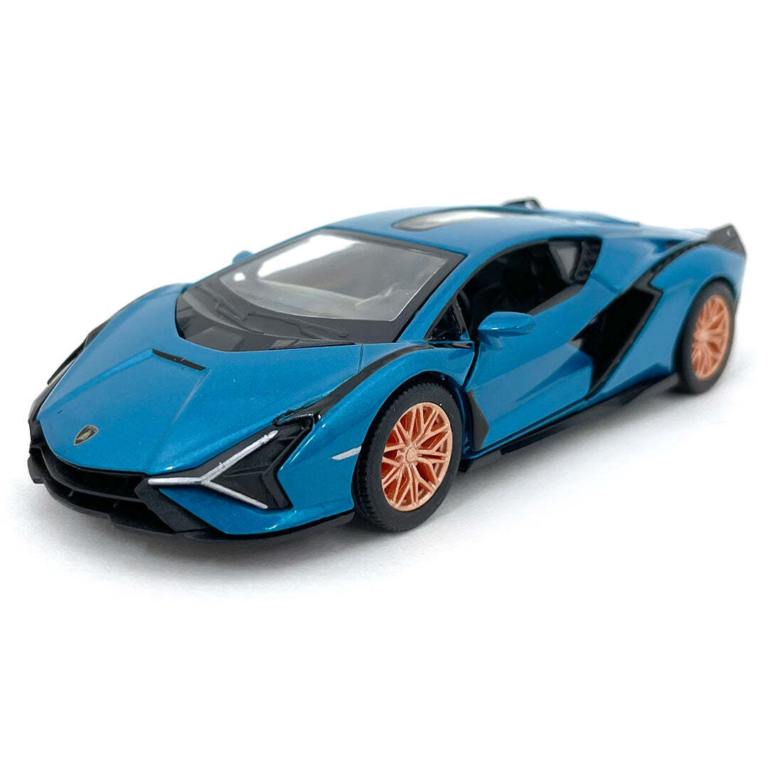2022 Lamborghini Sián FKP 37 1:40 Scale Diecast Model Blue by