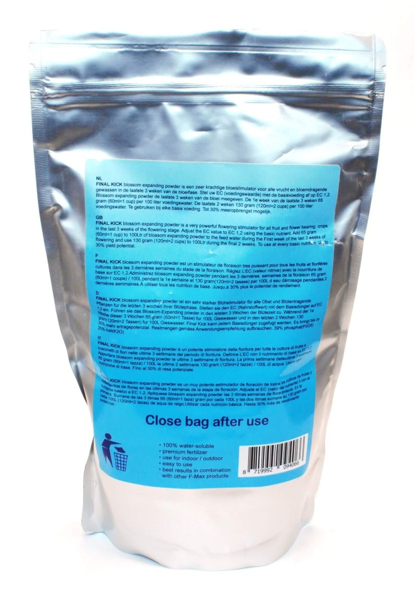 F-Max Premium Dnger Final Kick 1Kg Beutel Blossom Expanding  Bltenaktivator | eBay.de