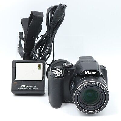 Nikon COOLPIX P90 12.1MP 24x Zoom Digital Camera Black JAPAN Nikon COOLPIX P90 12.1MP 24x Zoom Digital Camera Black JAPAN