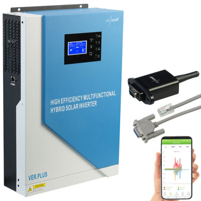(0% MwSt) Off-Grid-Solar-Inverter + WLAN-Modul, 3.500 W, 100 A, MPPT-Laderegler