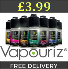 Vapouriz E-liquid Vape Juice *10ml for �3.99* All Flavours 