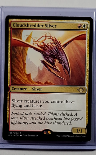 2019 MTG Magic the Gathering MH1 Modern Horizons #195 Cloudshredder Sliver