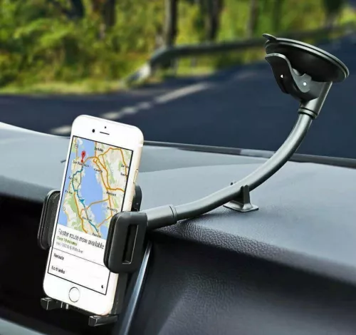 Car Windshield Mount Cradle Holder Stand GPS for Cell Phone Universal 360° - Picture 2 of 6