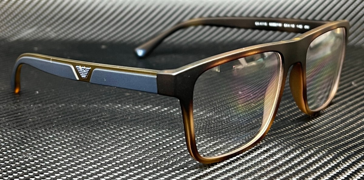 EMPORIO ARMANI EA4115 50891W Matte Brown Blue Men's 54 mm Sunglasses
