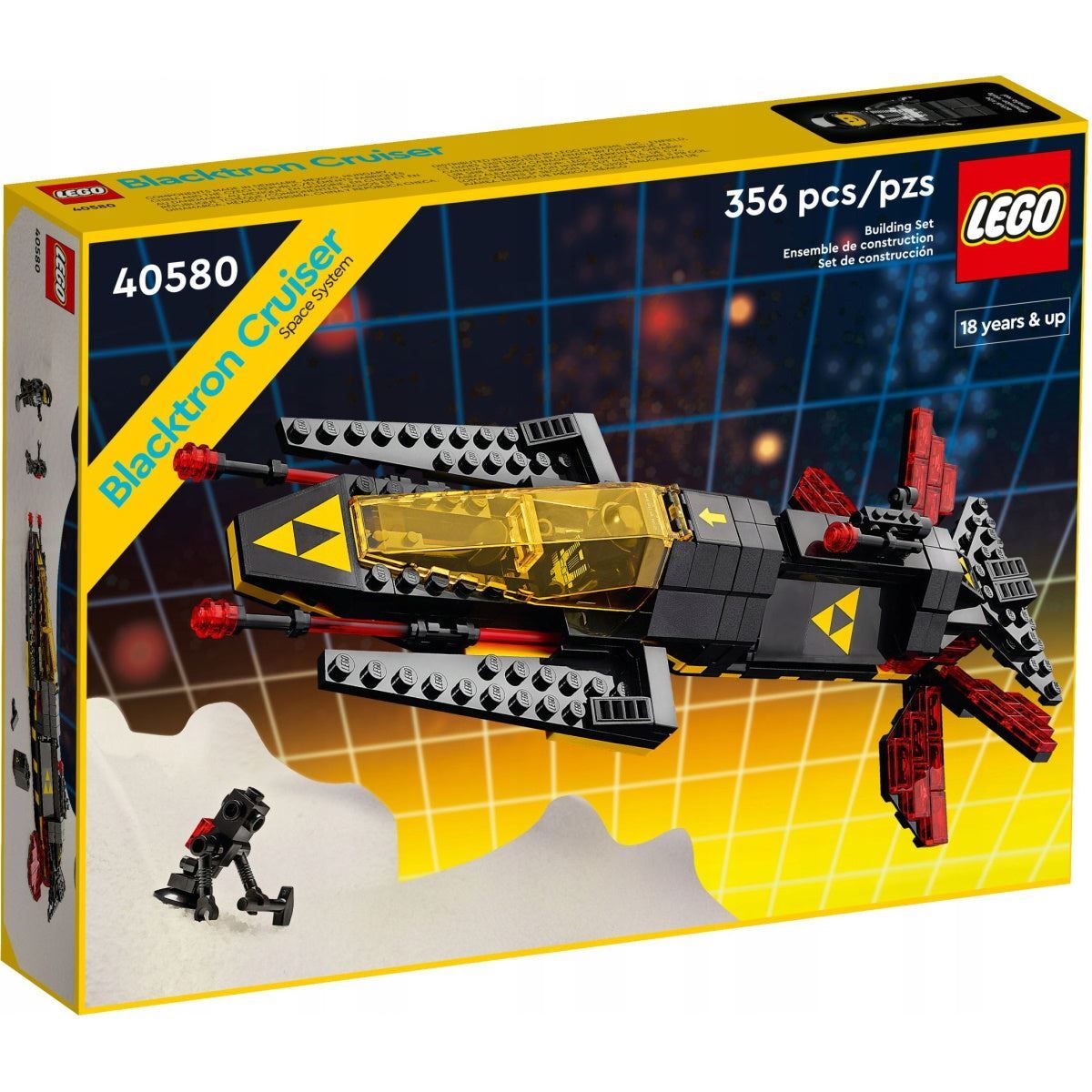 Конструктор LEGO Blacktron Cruiser - набор из 356 деталей [LEGO, #40580, возраст 18+]