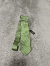 New Bruno Piattelli Men  s Green Pin Dot Silk Neck Tie NWT 3  56  Long