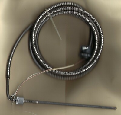 Heavy Duty Type J Thermocouple 3/16''  Probe 7'' Depth 72''  SS Conduit