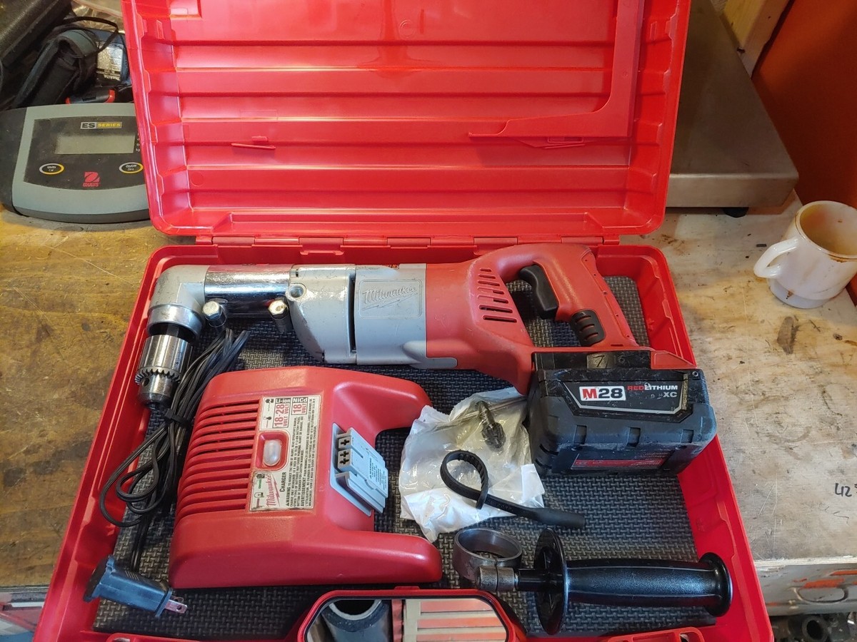 Milwaukee 0721-21 M28 28-Volt Right Angle Drill Kit 45242003952|