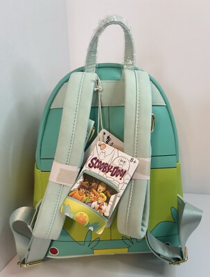 Loungefly Scooby-Doo Gang Mini Backpack Green Collectible Bag GLOW IN THE DARK Scooby-Doo™ Skeleton Cosplay Glow Mini Backpack | Loungefly main image 2