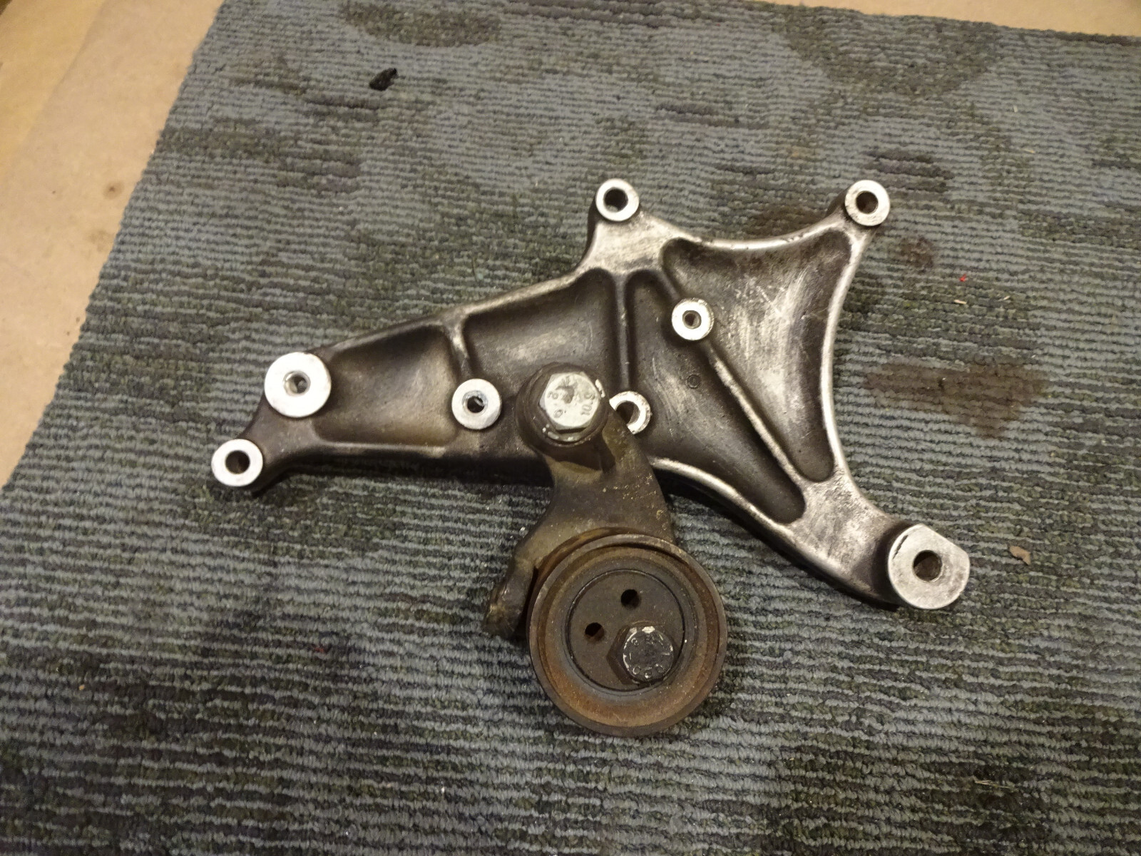 Ferrari 360 - Alternator Support Bracket With Tensioner Arm & Pulley P/N 179635