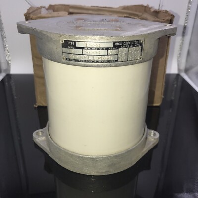 MICA TRANSMIT CAPACITOR TYPE 1980 MFD 1 Peak WKG Volts 3000 AMB 60 Made In USA