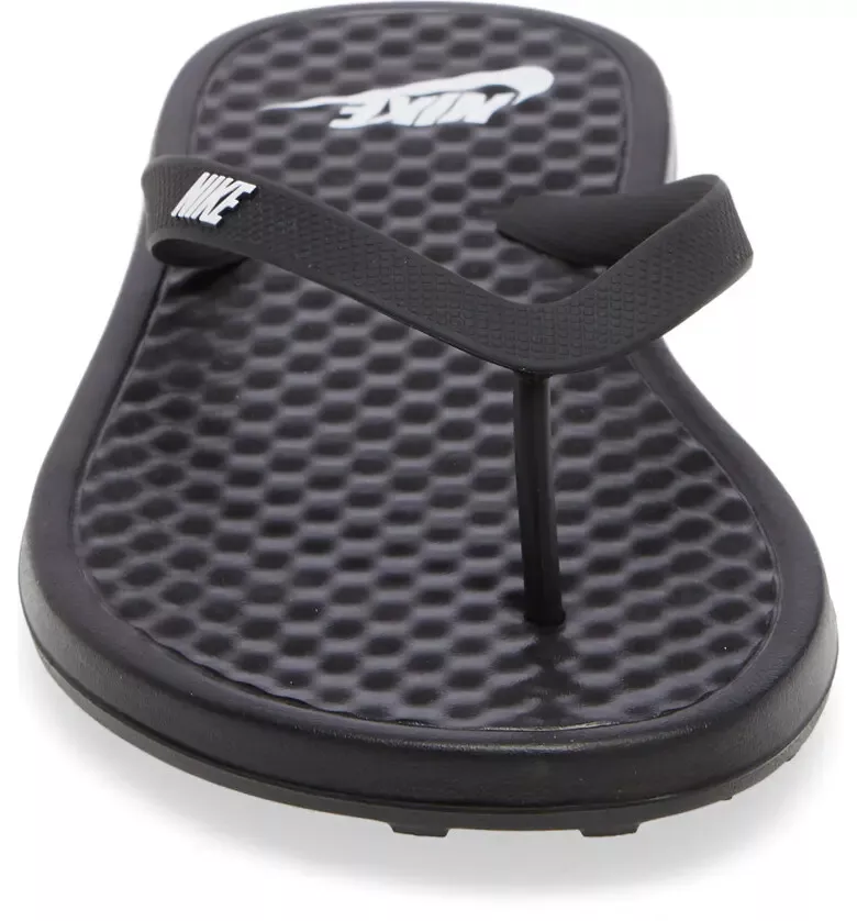 Men&#039;s Nike On Thong Flip Flop Sandals Color: Black/Black Size: | eBay