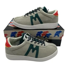 Karhu Trampas Shoes Womens 6.5 Abbey Stone Gray June Bug Suede Sneakers F809028