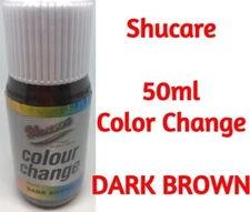 DARK BROWN SHOE PAINT + Included Brush Colour Change Leather & Synthetic Shoe