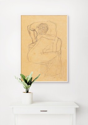 Gustav Klimt: Liebhaber. Fine Art Giclée Museum Luxus Geschenk Druck/Poster