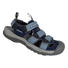 Exustar Clipless SPD Cycling Sandals Blu/Gray 41-42 4 Straps E-SS515 41-42