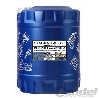 10L MANNOL AGRO GEAR SAE 90 LS API GL-5 HYPOID GETRIEBEÖL DIFFERENTIALÖL LKW NKW