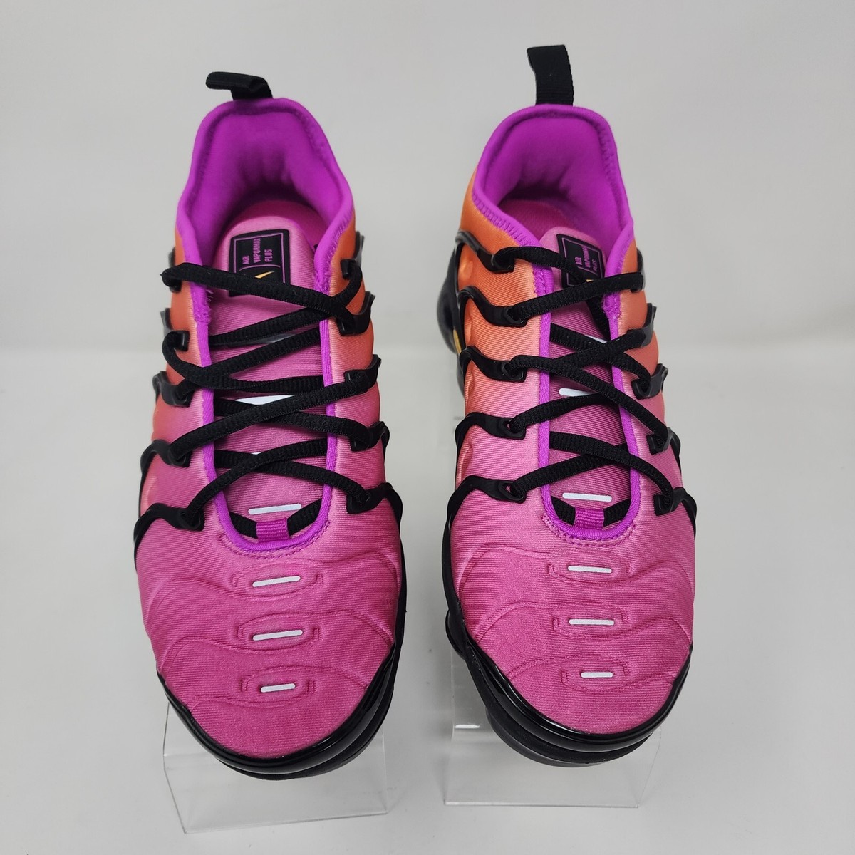 Nike Air Vapormax Plus Sherbet Womens 6 Pink Lace Up Logo Running