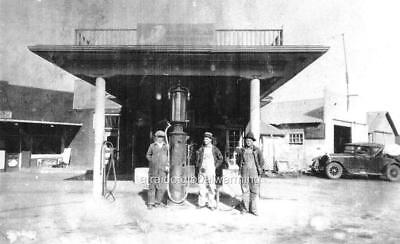 Old Photo McLoud Oklahoma "Gas & Service Station"