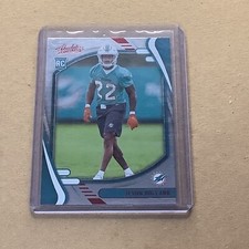 2021 Panini Absolute Jevon Holland RC Red Foil SP Rookie Card Miami Dolphins B-3. rookie card picture