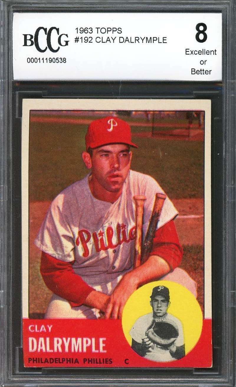 1963 Topps 192 Clay Dalrymple for sale online eBay