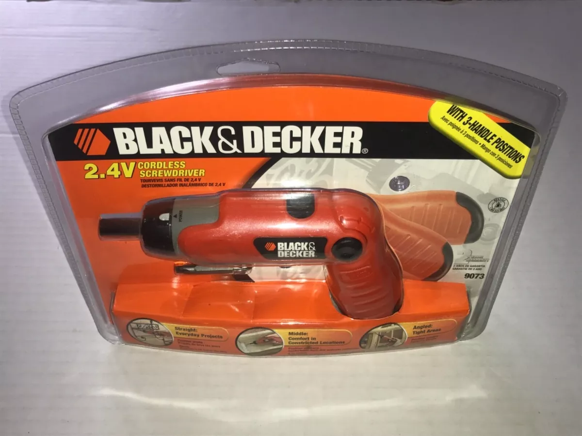 Black and Decker 9073 - 2.4 Volt Screwdriver Type 1