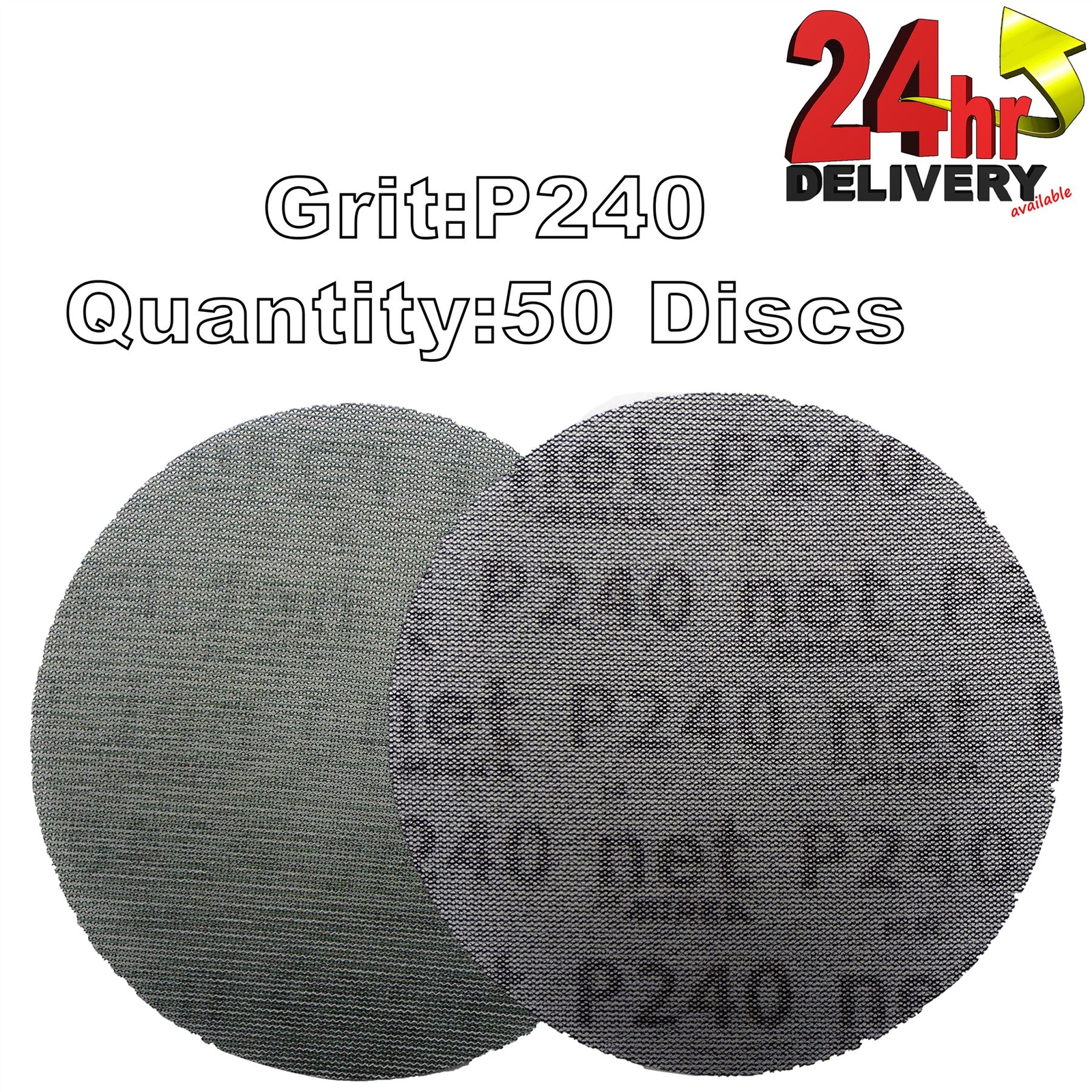 MIRKA Autonet Discs Grit P240 - 150mm - 50 per Pack - Image 3