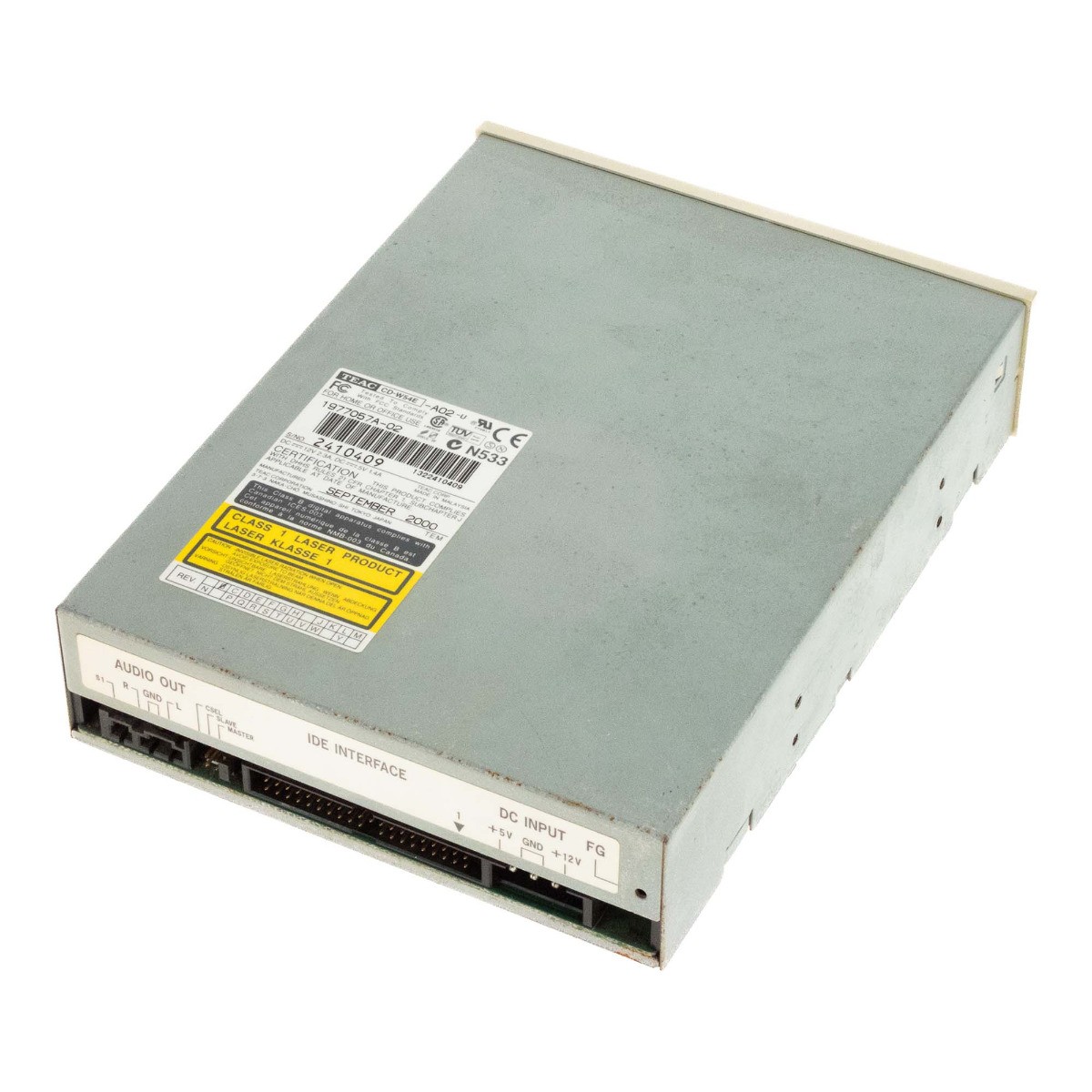 Internal Drive Burner TEAC CD-W54E -A02 CD-RW Drive IDE 5.25 Inch