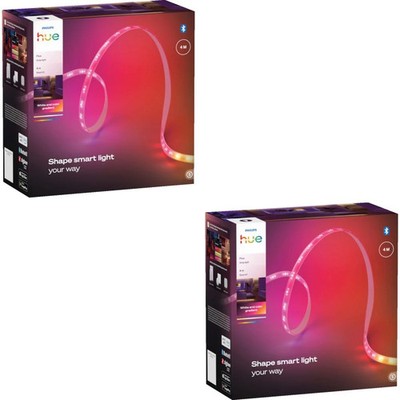 PHILIPS Flux Gradient Lightstrip 4m Chromasync -Farbmischung Doppelpack Lichtstr