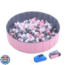 4 Feet Ball Pit for Kids/Baby Play Yard/Playpen/Fence, Folding Portable, No N...