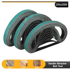 10pcs 10x330mm Sanding Belts Sander Abrasive Belt Tool for Metal Wood Furniture