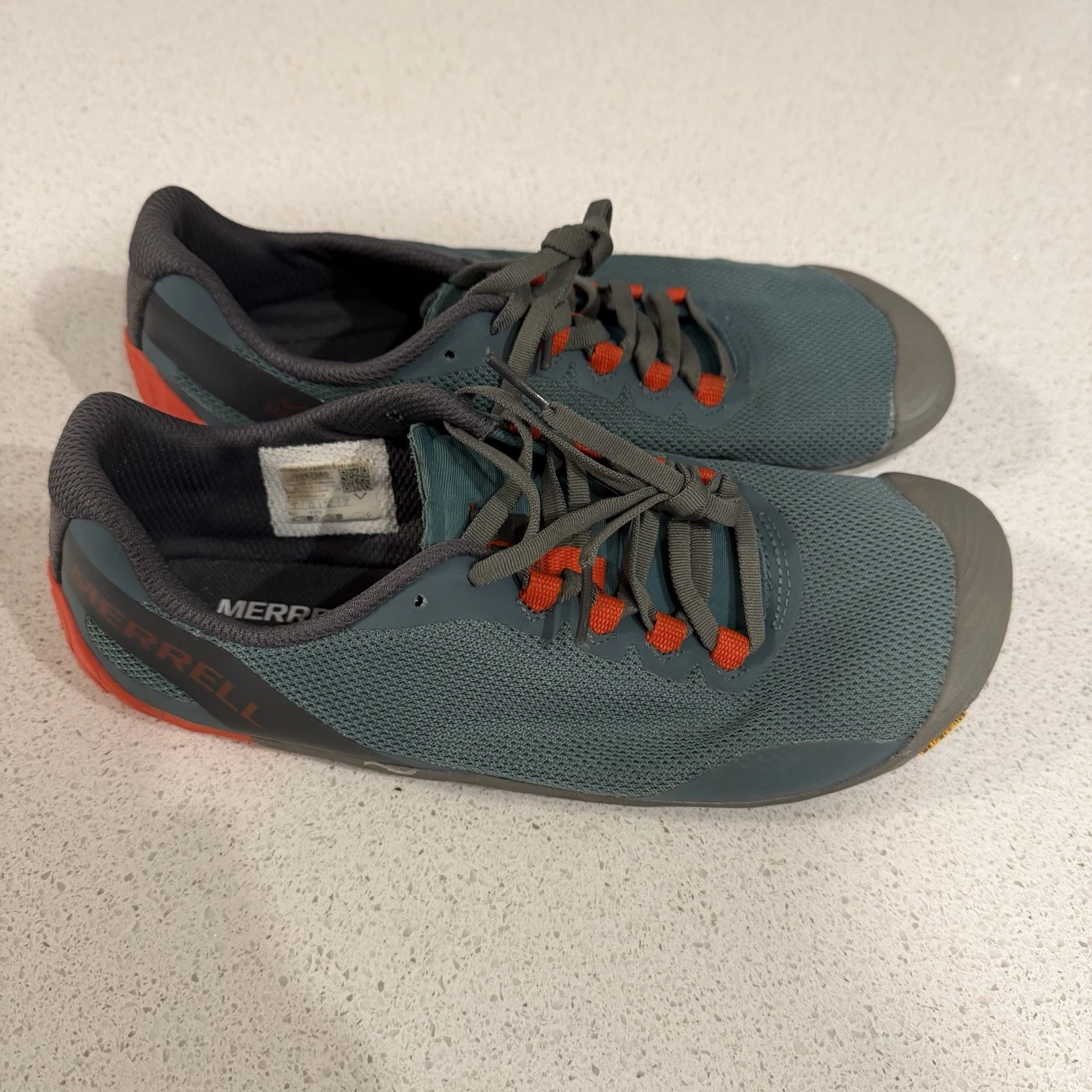 Merrell Vapor Glove 4 Shoes Womens 9 Green Barefoot Minimalist Trail Running