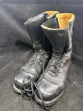 Austrian Army Heavyweight Leather Combat Para Boots Boots - Size UK 9