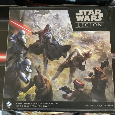 FFG Star Wars Legion Star Wars Legion - Core Set Box VG/EX open never played 