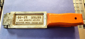 DO-IT Removable Split Shot Sinker Lead Mold Model RM-1438 Sizes 3/8 & 1/4 Oz