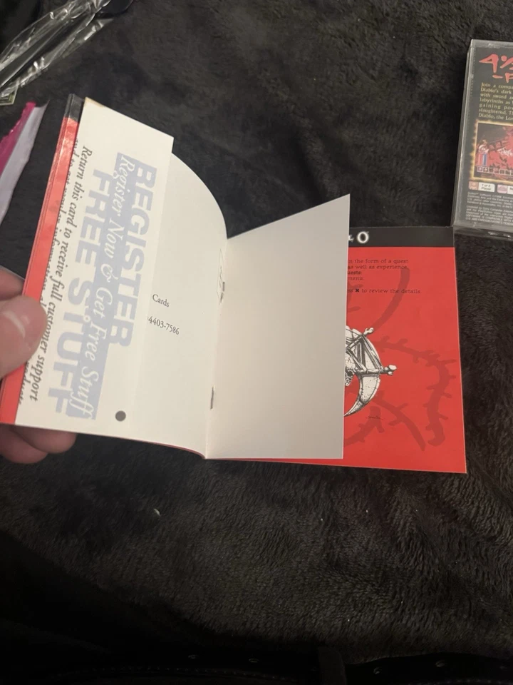 Diablo Playstation 1 PS1 excellent condition manual perfect registration card - Image 4 of 4