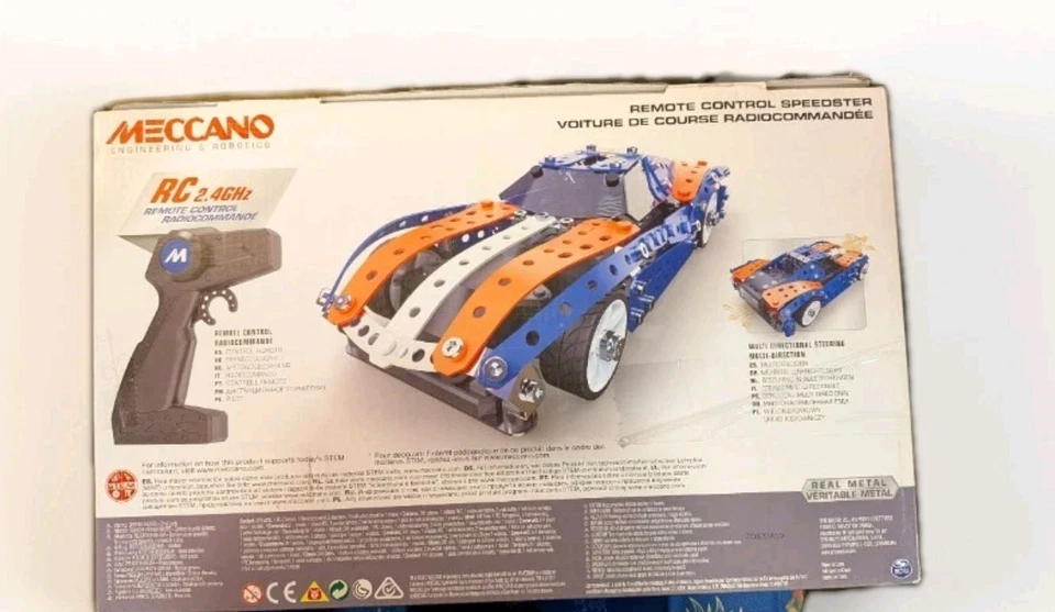 Meccano Erector, Control Remoto Speedster Modelo Vehículo Conjunto de Construcción Foto 4 de 4