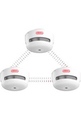 X-Sense Wireless Interconnected Smoke Detector Fire Alarm With Over 820 Feet