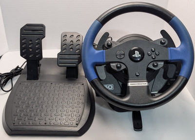Thrustmaster T150 Force Feedback Racing Wheel/Pedals Parts Repair Only No Power