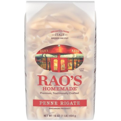 Rao's Homemade Penne Rigate Pasta, 16 oz 16 Ounce (Pack of 1)