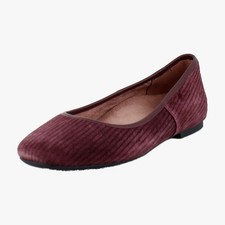 Vionic Orinda Womens Flats Cherry Jubilee Suede