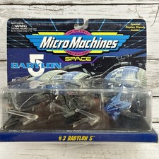 Babylon 5 Micro Machines Set 3 65620 Space Vehicles Galoob Sci Fi Miniatures