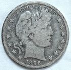 1896 Barber Half Dollar