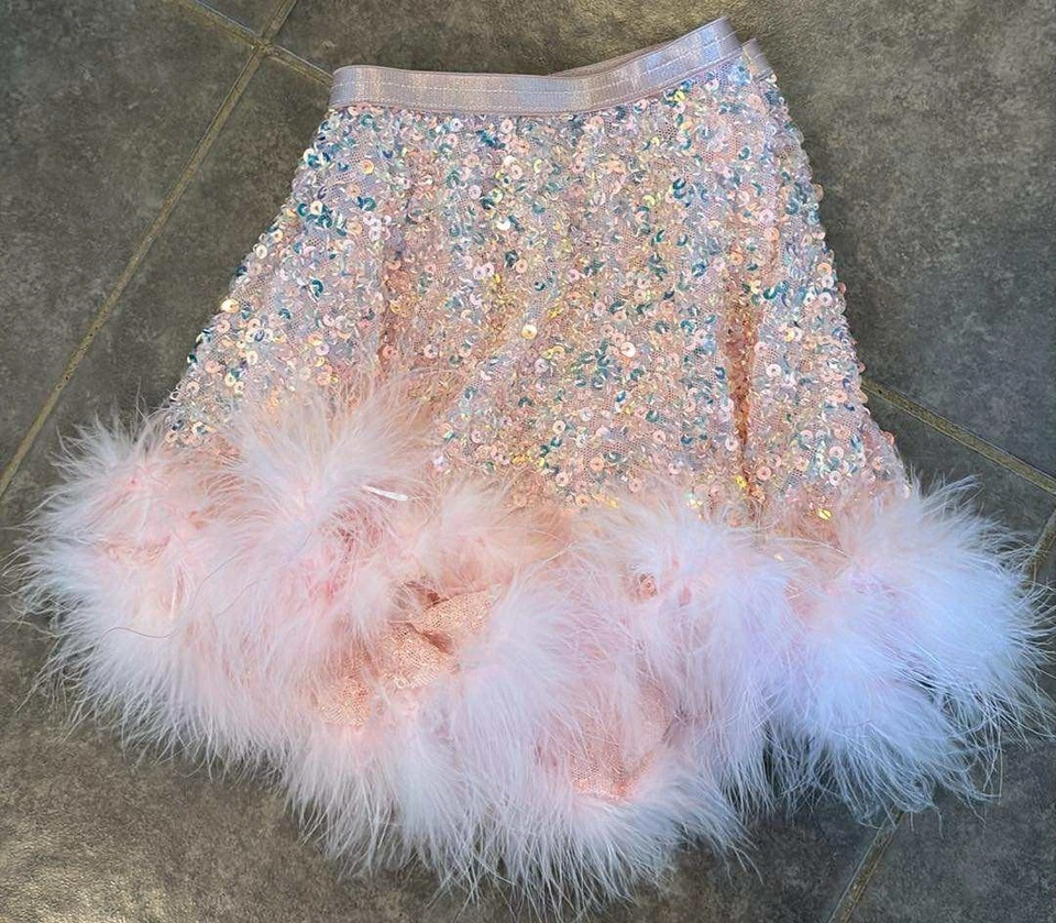 Dolls Kill / Club Exx Glowing Glamour Skirt Size XS Pink Mini - Image 3 of 3