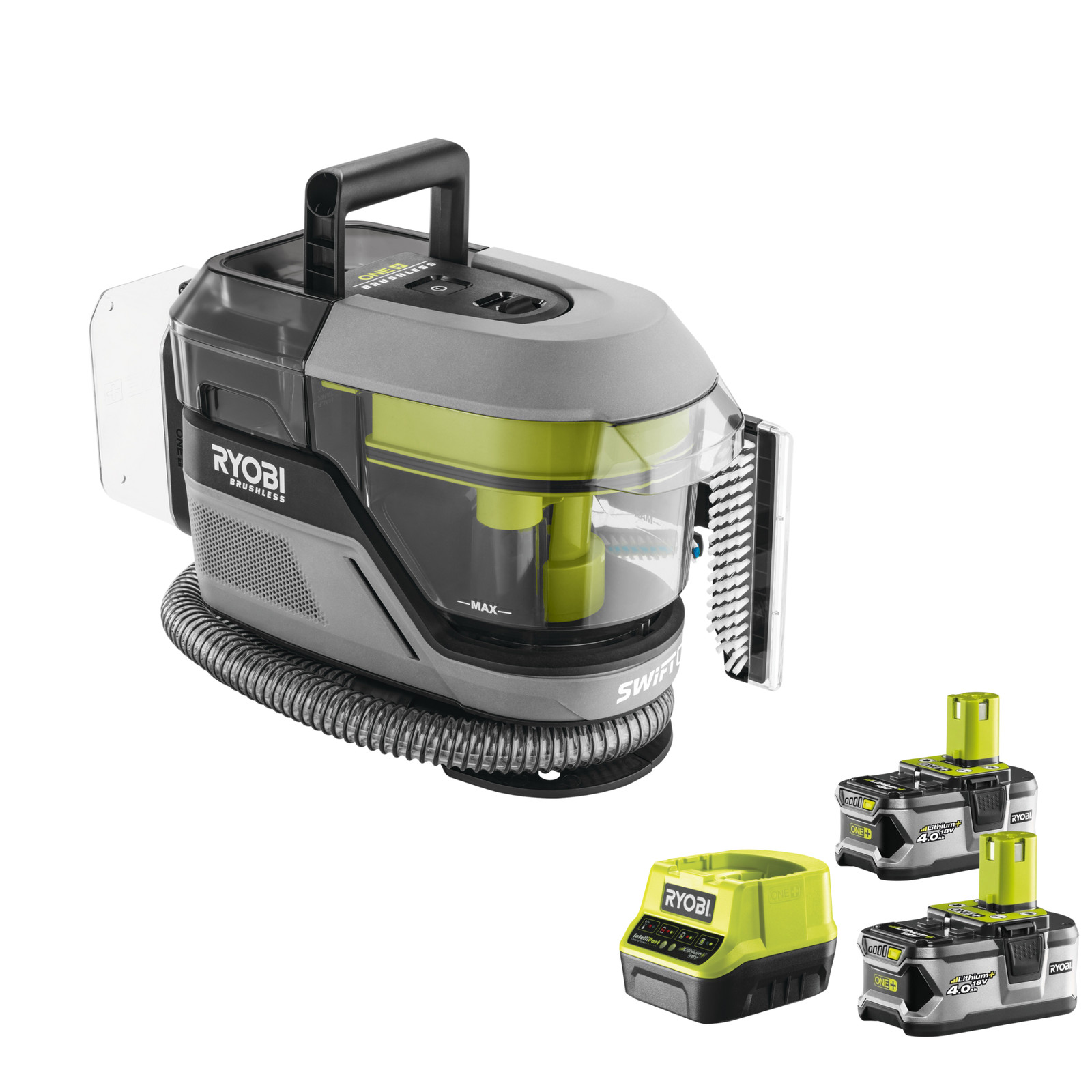 Аккумуляторная батарея Ryobi RDC18BL-0 Smacchiatore Multisuperficie 18 В 1 литр 2X40 Ач 113990₽