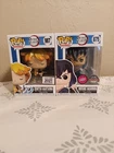Funko Pop Demon Slayer Inosuke #875 Flocked CHASE Special Edition + Zenitsu #987