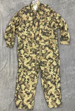 VTG Kelly Cooper Tru Leaf Camo Coveralls Mens 4XL Jumpsuit Hunting Cotton USA