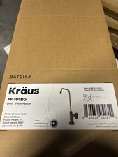 KRAUS Urbix 100 Lead-Free Kitchen Water Filter Faucet in Brushed Gold, FF-101BG